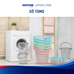 Xô Tomo Duy Tân 4L–16L – Nhựa PP/HDPE Bền Chắc, Có Nắp & Quai Xách Tiện Lợi DUY TÂN