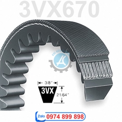 3VX600  Dây curoa cho máy nén khí