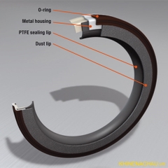 Phớt chắn dầu môi da máy nén khí trục vít PTFE