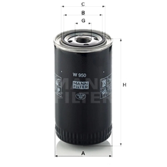 Lọc dầu Mann Filter W950/31