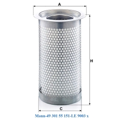 Lọc tách dầu Mann-49 301 55 151-LE 9003 x