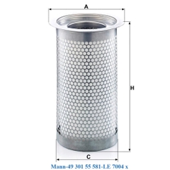 Lọc tách dầu Mann-49 301 55 581-LE 7004 x