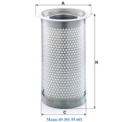 Lọc tách dầu Mann-49 301 55 651-LE 9001 x