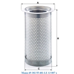 Lọc tách dầu Mann-49 302 55 481-LE 13 007 x