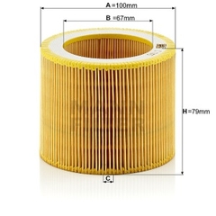 Lọc khí Mann C 1140 air filer