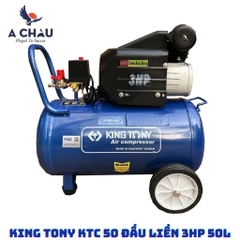 Máy nén khí không dầu mini KingTony KTC 50 đầu liền