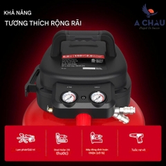 Máy nén khí mini di động ECOMAX 6 Gallon 150 PSI