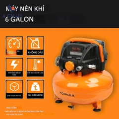 Máy Nén Khí Điện FORNAX 6 Gallon 150 PSI