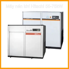 Máy nén khí trục vít ngâm dầu hitachi 55kW-75kW