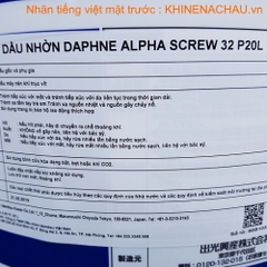 Dầu Daphne Alpha Screw japan (synthetic base)