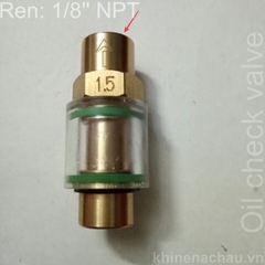 Oil check valve kyungwon