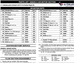 Phụ tùng bơm màng ARO 637119-44-C Service Kit