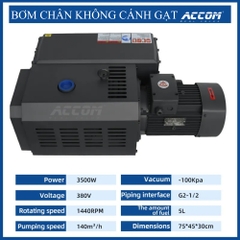 Bơm hút chân không cánh gạt vòng dầu ACCOM