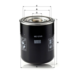 Lọc Dầu Mann Filter WD1374/6