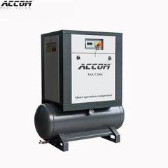 Máy nén khí trục vít Mini vỏ cách âm điện 220VAC