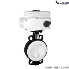 Van bướm điều khiển điện thân gang gioăng NBR