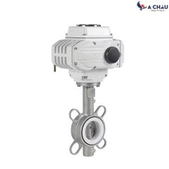 Van bướm điều khiển điện thân inox