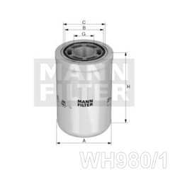 Lọc dầu Mann Filter Wh980/1