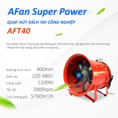 Quạt Hút Xách Tay AFan AFT40
