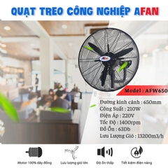 Quạt Công Nghiệp Treo AFan AFW650