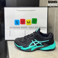 Giày Thể Thao Chính Hãng Asics ASICS COURT FF3 Black Aurora Green -màu Đen Xanh Dương 1041A370-002