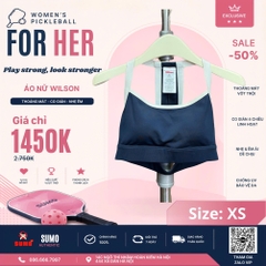 Áo Thể Thao Chính Hãng Wilson Rally Halter Bra - màu Xanh Navy WW00453511-DBC
