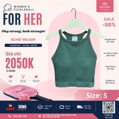 Áo Thể Thao Chính Hãng Wilson Women On The Daily Brami- màu Xanh Lá WW00284531-NVD