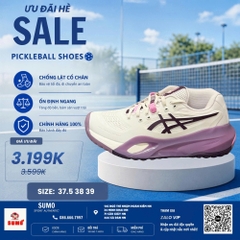 Giày Thể Thao Chính Hãng Asics GEL-RESOLUTION X Soft Oat/Dark Aubergine - màu Trắng Tím 1042A279-250