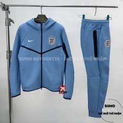 Bộ Thể Thao Chính Hãng Nike Engeland Tech Fleece Trainingspak Senior - màu Xanh Dương IB5927-486/IB6412-486