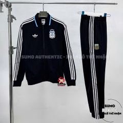 Áo Thể Thao Chính Hãng Adidas Argentina National Team 26 Anthem Jacket - màu Đen JZ6287