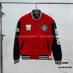 Áo Thể Thao Chính Hãng Manchester City Varsity Jacket - màu Đỏ ASPMUFC25JAK002
