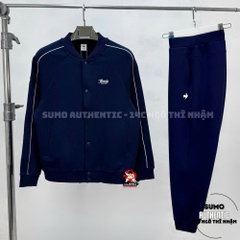 Áo Thể Thao Chính Hãng Lecoq Winter Plus Velvet Stand Collar Zipper  Jacket - màu Xanh Navy L263MOLRJK02D13