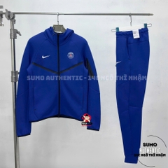 Bộ Thể Thao Chính Hãng Nike Tech Paris Saint Germaint Tracksuit - màu Xanh Navy II3210-417/II3258-417