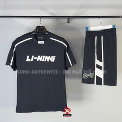 Bộ Thể Thao Chính Hãng Màu Đen Lining Baseball AHSUD29-2/AKST839-3