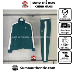 Bộ Thể Thao Puma Màu Xanh -  Puma Sports Green Zipper Set - 538820 38/538837 38