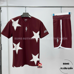 Áo Thể Thao Chính Hãng About Fall Star Tour Crew - màu Đỏ Mận ATTS18-008