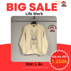 Áo thun Life Work - Radok Big Logo Short Sleeve SweatShirt - Ivory