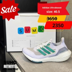 Giày Thể Thao Chính Hãng Adidas UltraBoost 21 White Sub Green - màu Trắng Xanh Lá FZ2326