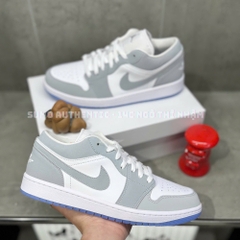 Giày Thể Thao Chính Hãng Nike Wmns Air Jordan 1 Low White Wolf Grey - màu Xám DC0774-105