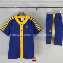 Quần Thể Thao adidas Adicolor Classics+ Màu Xanh Kẻ Vàng IM4459