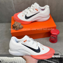 Giày Thể Thao Chính Hãng Màu Trắng Cam Nike Court Air Zoom Vapor 12 HC ‘Sail/Turf Orange’ IB6555-100