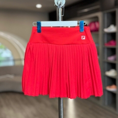 Chân Váy Thể Thao Chính Hãng Fila Tennis High-Rise Pleated Skirt - màu Đỏ FS2SKH2351F-RED