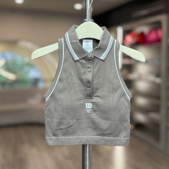 Áo Thể Thao Chính Hãng Wilson Topspin Seamless Polo - màu Nâu WW00372511-DKN