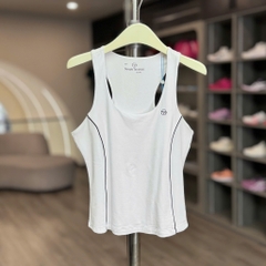 Áo Thể Thao Chính Hãng Sergio Tacchini Ba Lỗ Màu Trắng STS25W51072-050