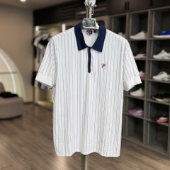 Áo Thể Thao Chính Hãng Fila Casa BB Polo - màu Trắng Sọc Xanh FS2TSH2391M-CRM
