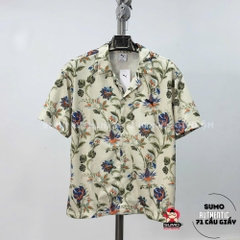 Áo Thể Thao Chính Hãng Puma Frolic Sport AOP Shirt - màu Kem 633343-87