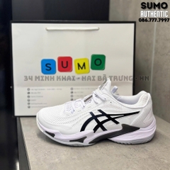 Giày Thể Thao Chính Hãng Asics Court FF 3 White Black - màu Trắng 1041A370-100