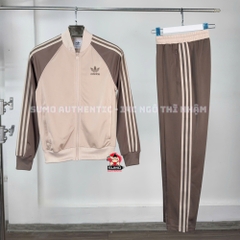 Bộ Thể Thao Adidas Màu Nâu Be - Adidas SST Track Top - IS3322/IU0215