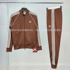 Áo Thể Thao Chính Hãng Adidas Classics SST Track Jacket - màu Nâu IY9855