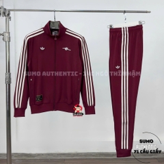 Quần Thể Thao Chính Hãng Adidas Arsenal Terrace Icons Track Pants - màu Đỏ Đô JM9389